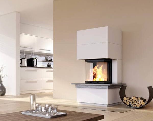 Camina S12 takka puolivaraava matala kiertoilmatakka | Camina S12 low fireplace