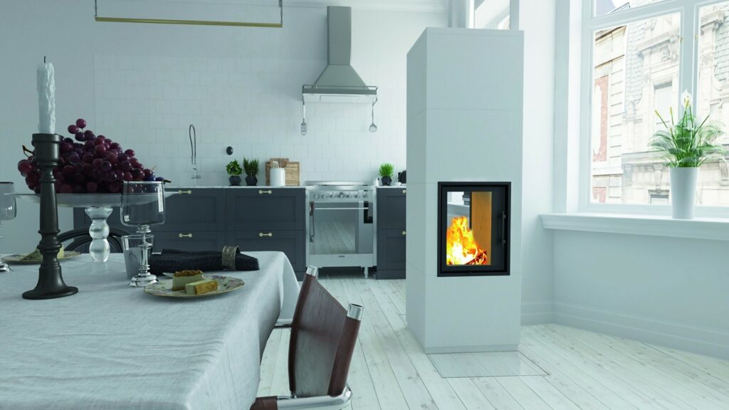 Camina-S25 GO-line varaava takka | Camina-S25 GO-line heat-storing fireplace