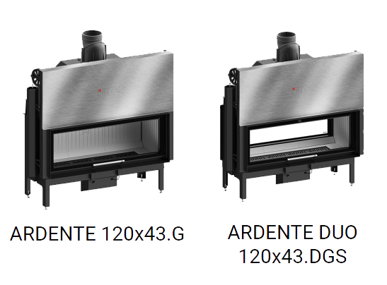Hitze ARDENTE -takkasydänmallit | Hitze ARDENTE fireplace insert models