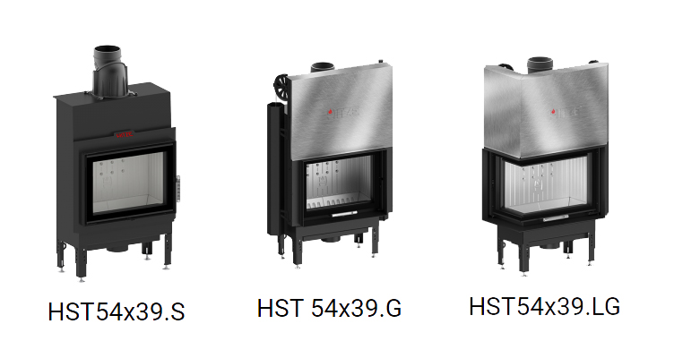 Hitze HST -takkasydänmallit | Hitze HST fireplace insert models