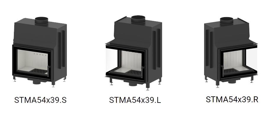 Hitze STMA -takkasydänmallit | Hitze STMA fireplace insert models