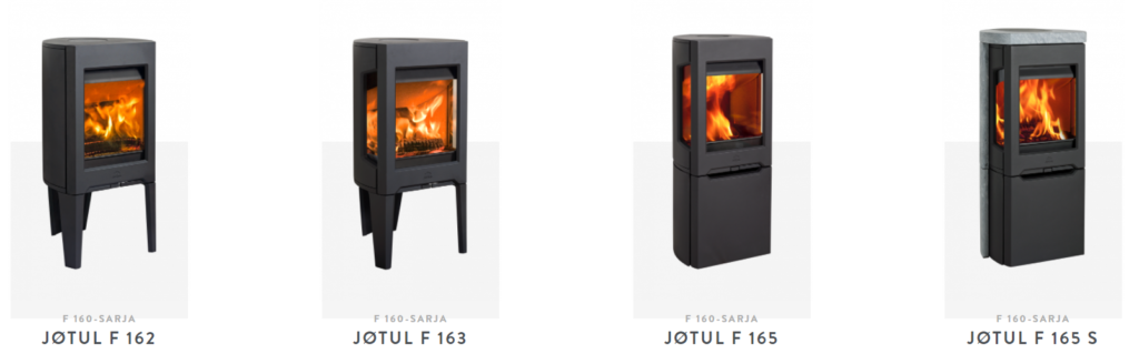 Jotul-F-160-kamiinat-stoves-fireplaces - Unelmauunit Jøtul F 160 -sarjan kamiinamallit | Jøtul F 160 series stove models