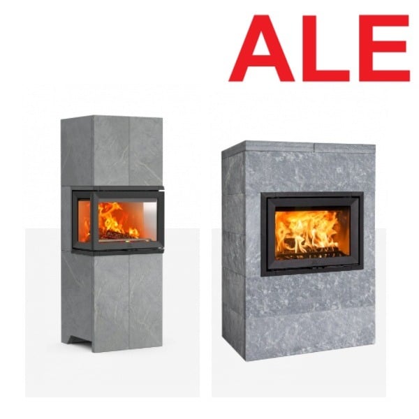 Jøtul FL 173 ja FS 175 kiertoilmatakka vuolukivitakka | Jøtul FL 173 and FS 175 fireplace soapstone