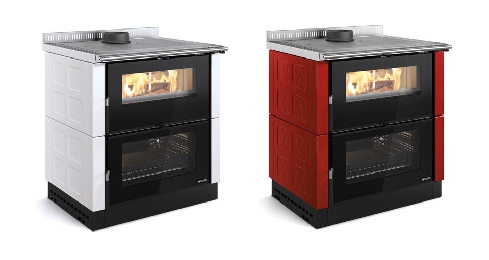 La Nordica Verona XXL Maiolica -puuhellamallit | La Nordica Verona XXL Maiolica woodburning cooker models