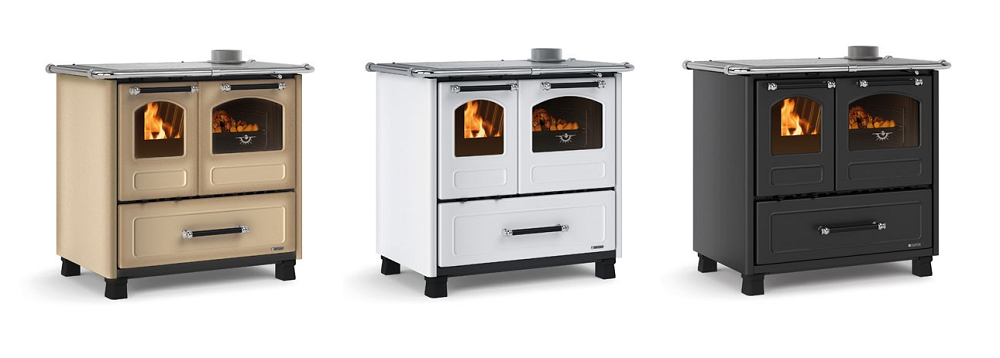 La Nordica Family 4,5 -puuhellamallit | La Nordica Family 4,5 woodburning cooker models