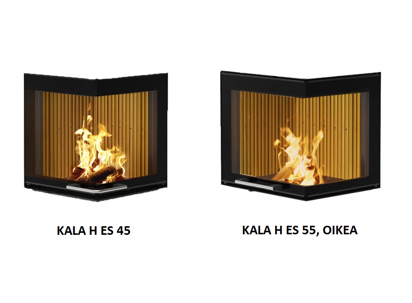 Leda Kala H ES -takkasydänmallit | Leda Kala H ES fireplace insert models