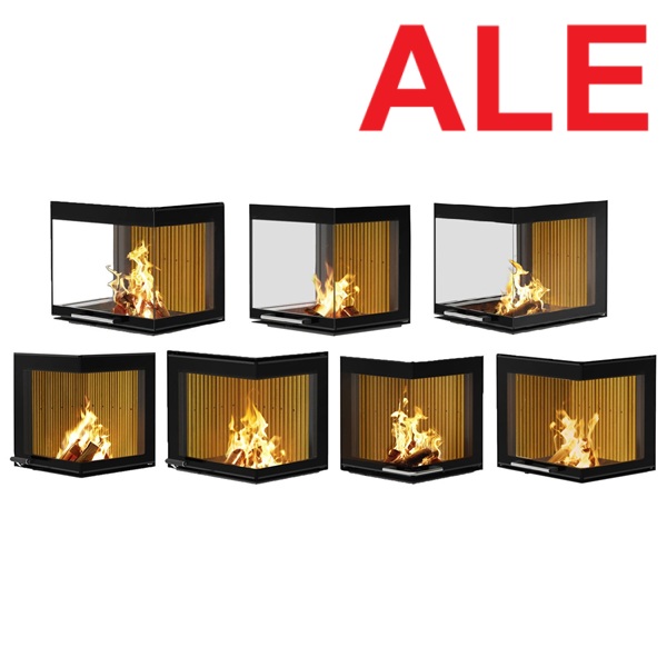 Leda Kala -takkasydänmallit | Leda Kala fireplace insert models