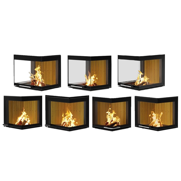 Leda Kala -takkasydänmallit | Leda Kala fireplace insert models