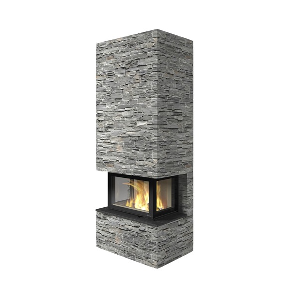 Nordpeis Davos U Stone kiertoilmatakka | Nordpeis Davos U Stone fireplace