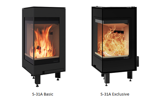 Nordpeis S-31A -takkasydänmallit | Nordpeis S-31A fireplace insert models