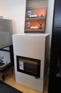 Nordpeis Stockholm matala kiertoilmatakka | Nordpeis Stockholm low fireplace