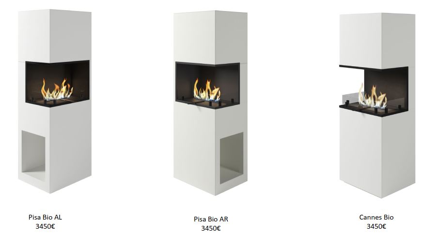 Nordpeis biotakkamallit | Nordpeis gas fireplace models