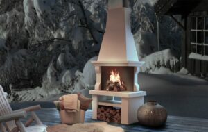 Nordpeis Riviera -ulkotakka | Nordpeis Riviera outdoor fireplace