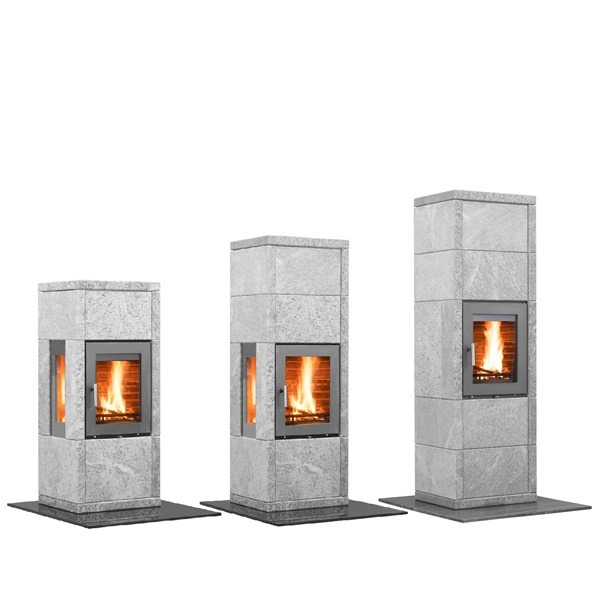 Norsk Kleber Kube vuolukivitakka | Norsk Kleber Kube soapstone fireplace