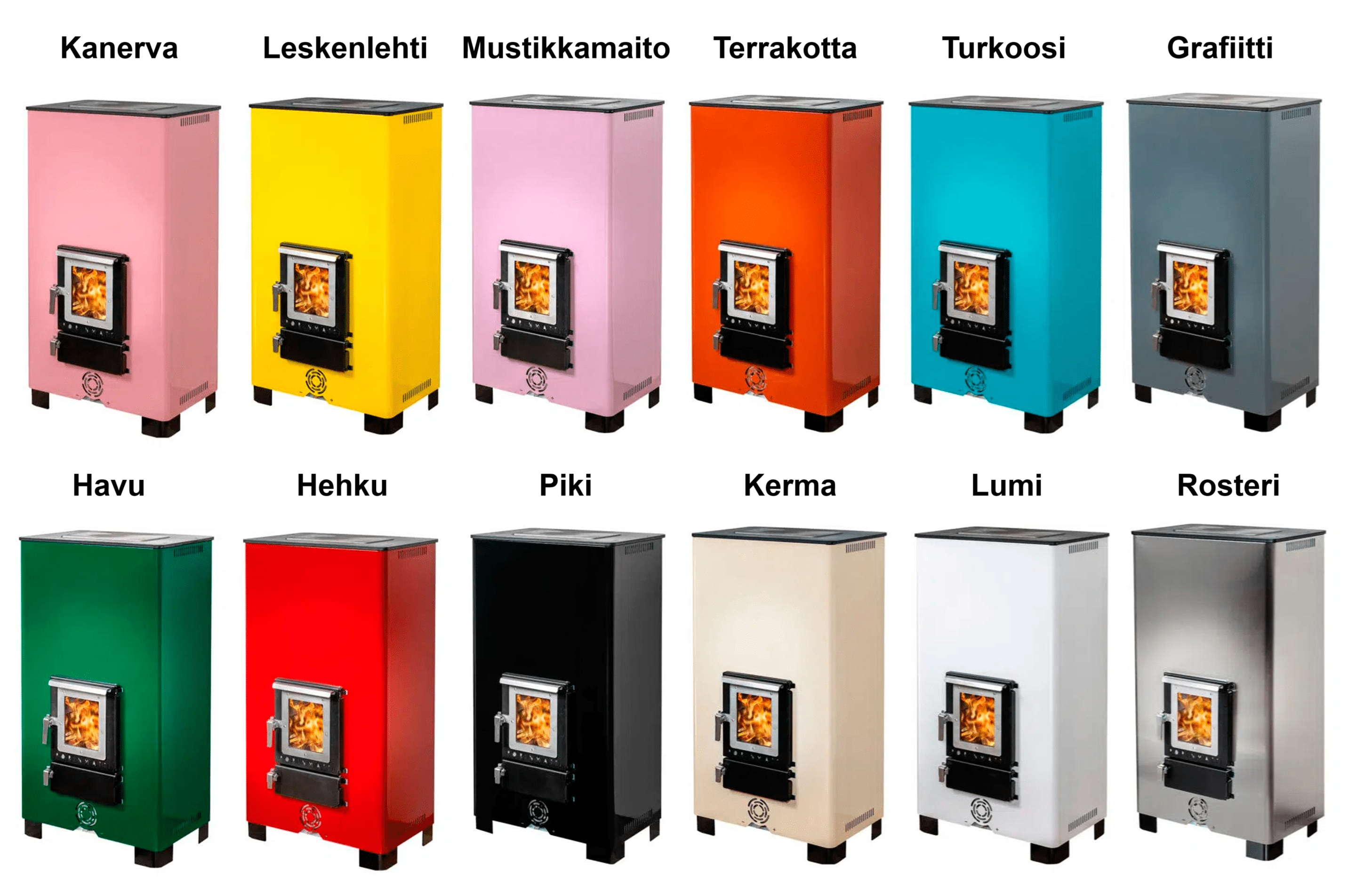 Porin Matti varaava kamiina keittolevyllä | Porin Matti heat-storing fireplace with cooking top