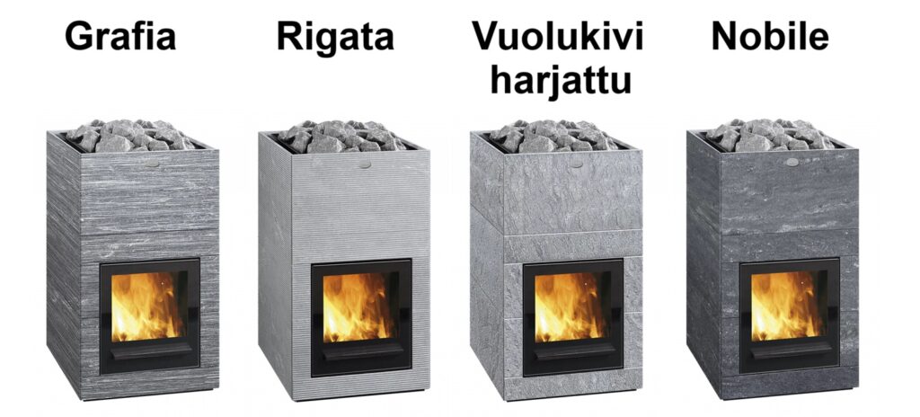 Tulikivi Hile puukiuasmallit | Tulikivi Hile woodburninig sauna heater models