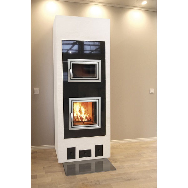 Warma-Uunit Fiona varaava takka leivinuunilla | Warma-Uunit Fiona heat-storing fireplace with oven