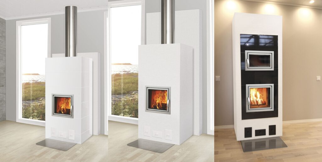 Warma-Uunit Fiona 75 varaava takka | Warma-Uunit Fiona 75 heat-storing fireplace