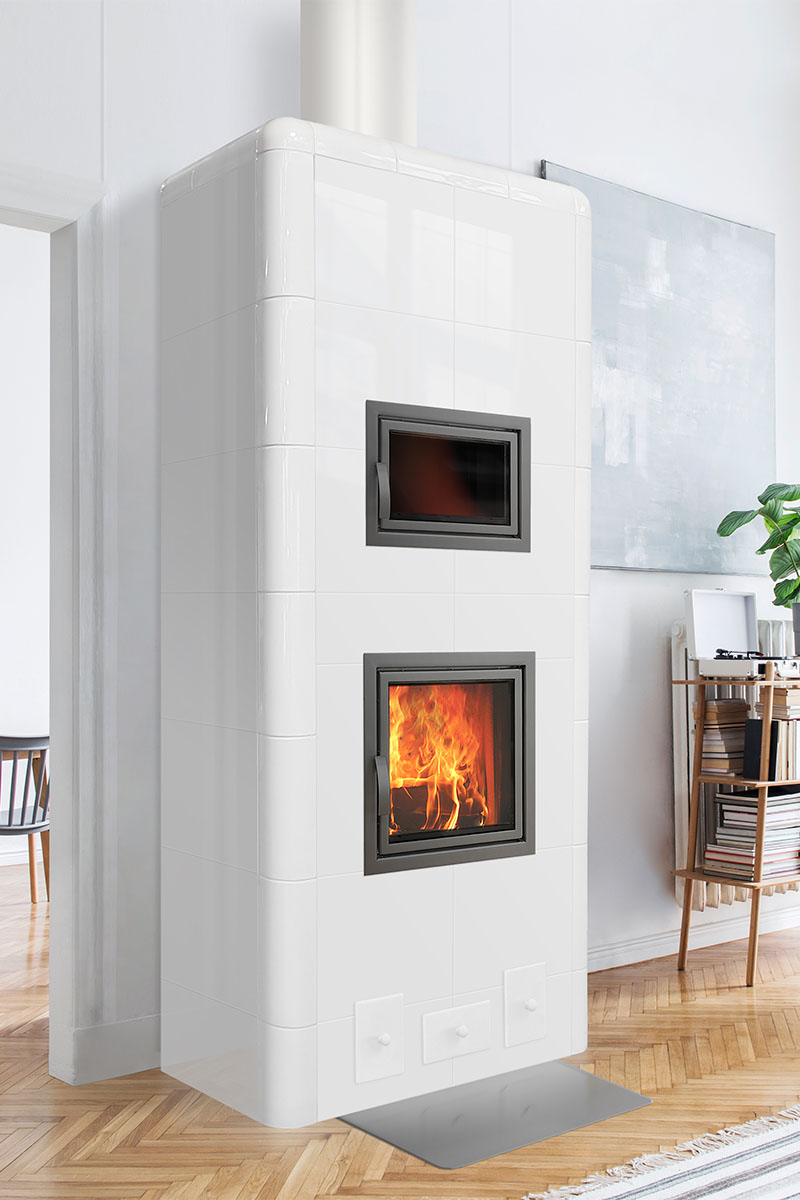 Warma-Uunit Hilda 85 varaava takkaleivinuuni | Warma-Uunit Hilda 85 heat-storing fireplace with baking oven