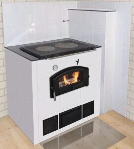 Warma-Uunit Salli varaava leivinuuni liesitasolla | Warma-Uunit Salli heat-reserving baking oven with cooking top