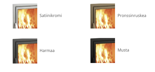 Warma-Uunit luukun värivaihtoehdot | Warma-Uunit door color options