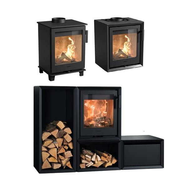 Contura 110 ja Contura 130 kiertoilmatakka mallit | Contura 110 and Contura 130 stove models