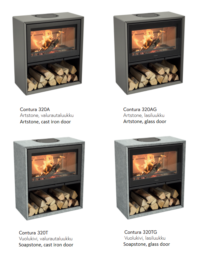 Contura 320 -takkamallit | Contura 320 fireplace models