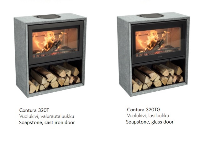 Contura 320T -takkamallit | Contura 320T fireplace models