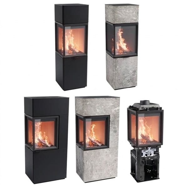 Contura 400 kiertoilmatakat ja takkasydän | Contura 400 stoves and fireplace insert