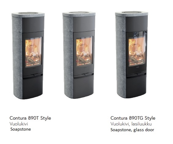 Contura 890T Style -takkamallit | Contura 890T Style stove models