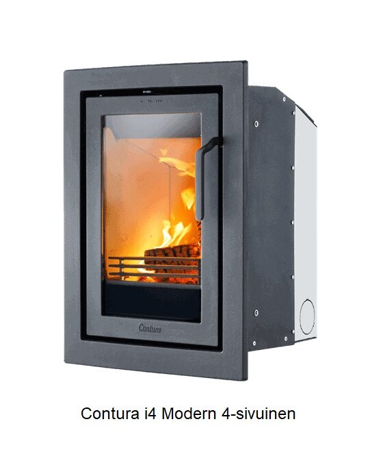 Contura i4 -takkasydänmallit | Contura i4 fireplace insert models