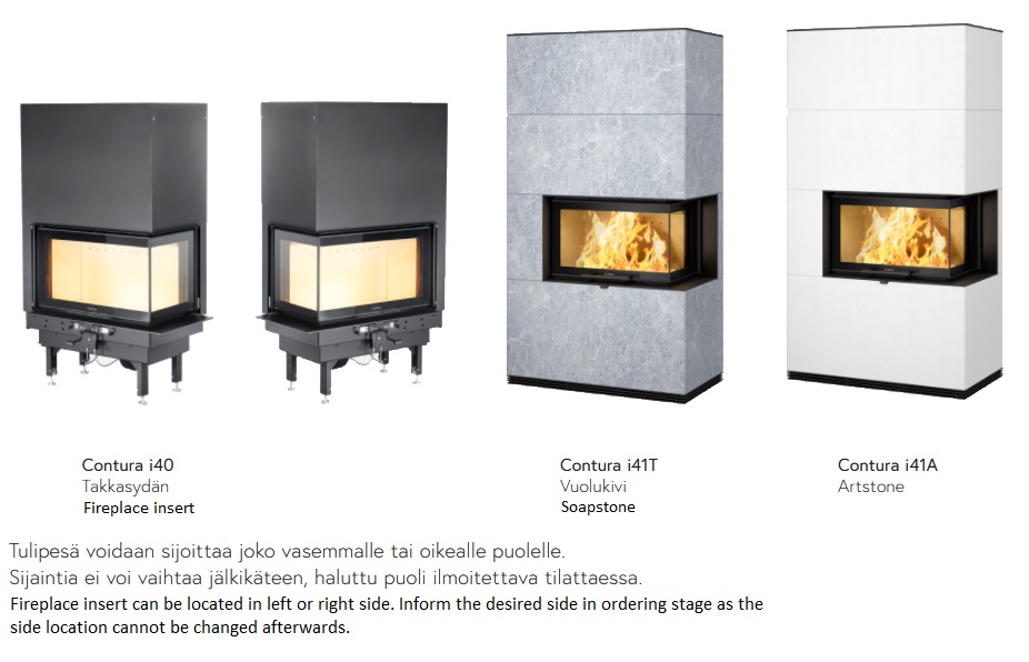 contura-i40-i41-takka-kiertoilmatakka-mallit-stove-fireplace-models - Unelmauunit Contura i40 -takkasydän- ja i41 -takkamallit | Contura i40 fireplace insert and i41 fireplace models