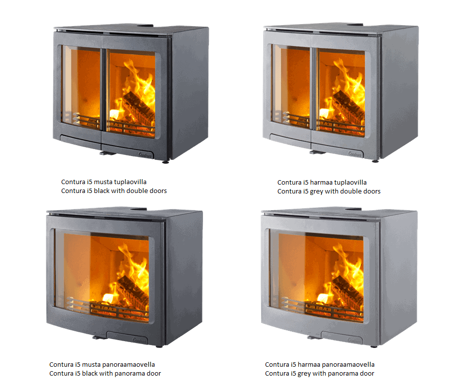 Contura i5 -takkasydänmallit | Contura i5 fireplace insert models