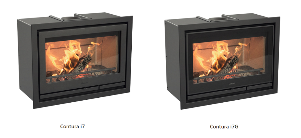 Contura i7 -takkasydänmallit | Contura i7 fireplace insert models