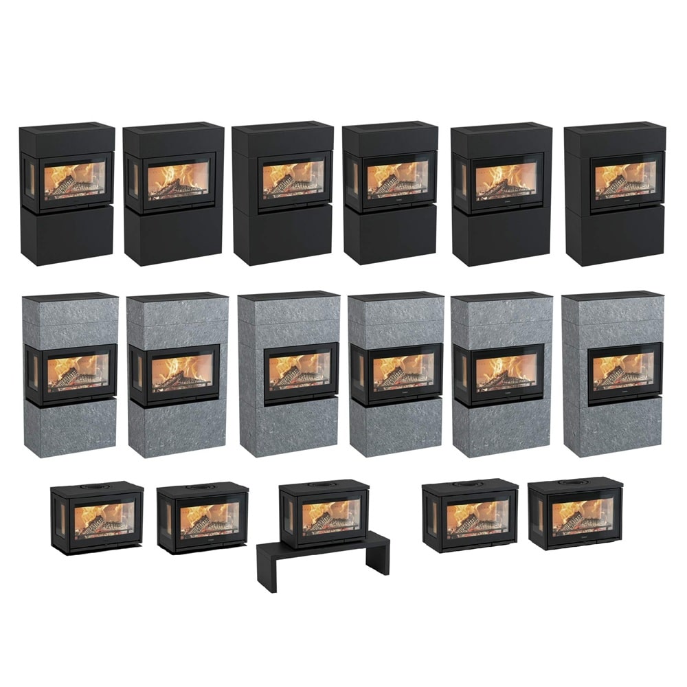 Contura MyCube kiertoilmatakat | Contura MyCube stoves