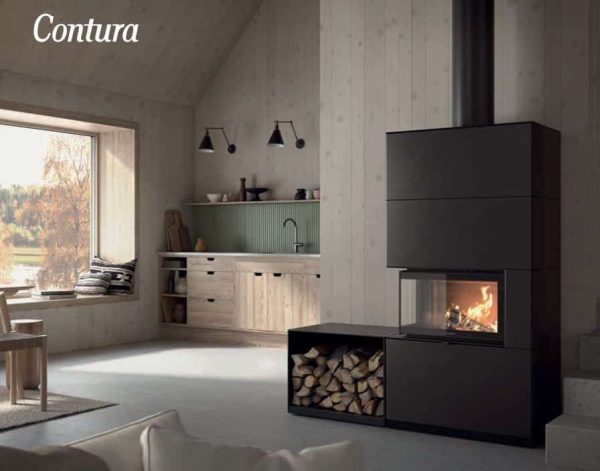 Contura i41 -kiertoilmatakka | Contura i41 fireplace