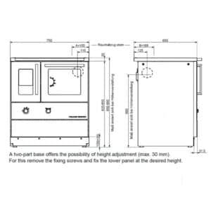 haassohn_75cm_puuhella-puuliesi-mitat-woodburning-cooker-measurements – Unelmauunit | Takkahuone Helsinki Haas + Sohn 75.5 SF -puuliesi mitat | Haas + Sohn 75.5 SF woodburning cooker measurements
