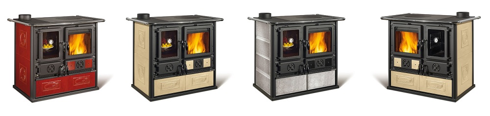 La Nordica Rosa Reverse -puuhellamallit | La Nordica Rosa Reverse woodburning cooker models