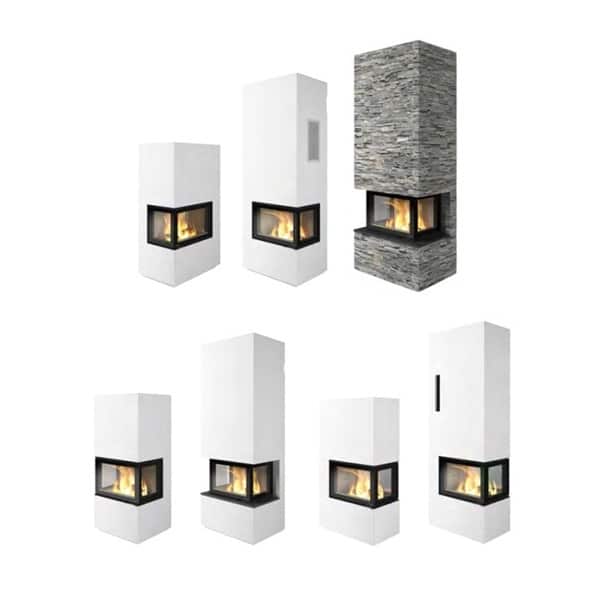 Nordpeis Davos kiertoilmatakkamallit | Nordpeis Davos fireplace models