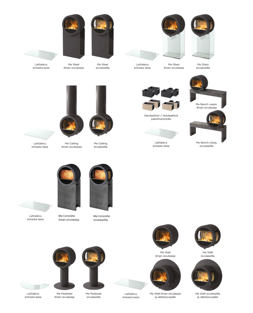 nordpeis-me-kamiina-takat-stove-models – Unelmauunit | Takkahuone Helsinki Nordpeis Me -kiertoilmatakkamallit | Nordpeis Me stove models
