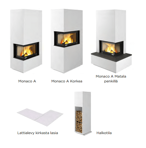 nordpeis-monaco-A-takka-kiertoilmatakka-mallit-stove-models – Unelmauunit | Takkahuone Helsinki Nordpeis Monaco A -kiertoilmatakkamallit | Nordpeis Monaco A stove models