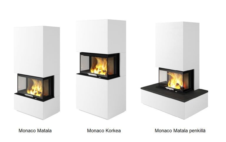 Nordpeis Monaco III -kiertoilmatakkamallit | Nordpeis Monaco III stove models