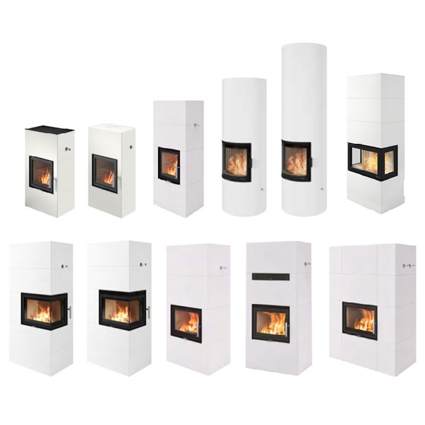 Nordpeis Salzburg varaavat takkamallit | Nordpeis Salzburg heat-storing fireplace models
